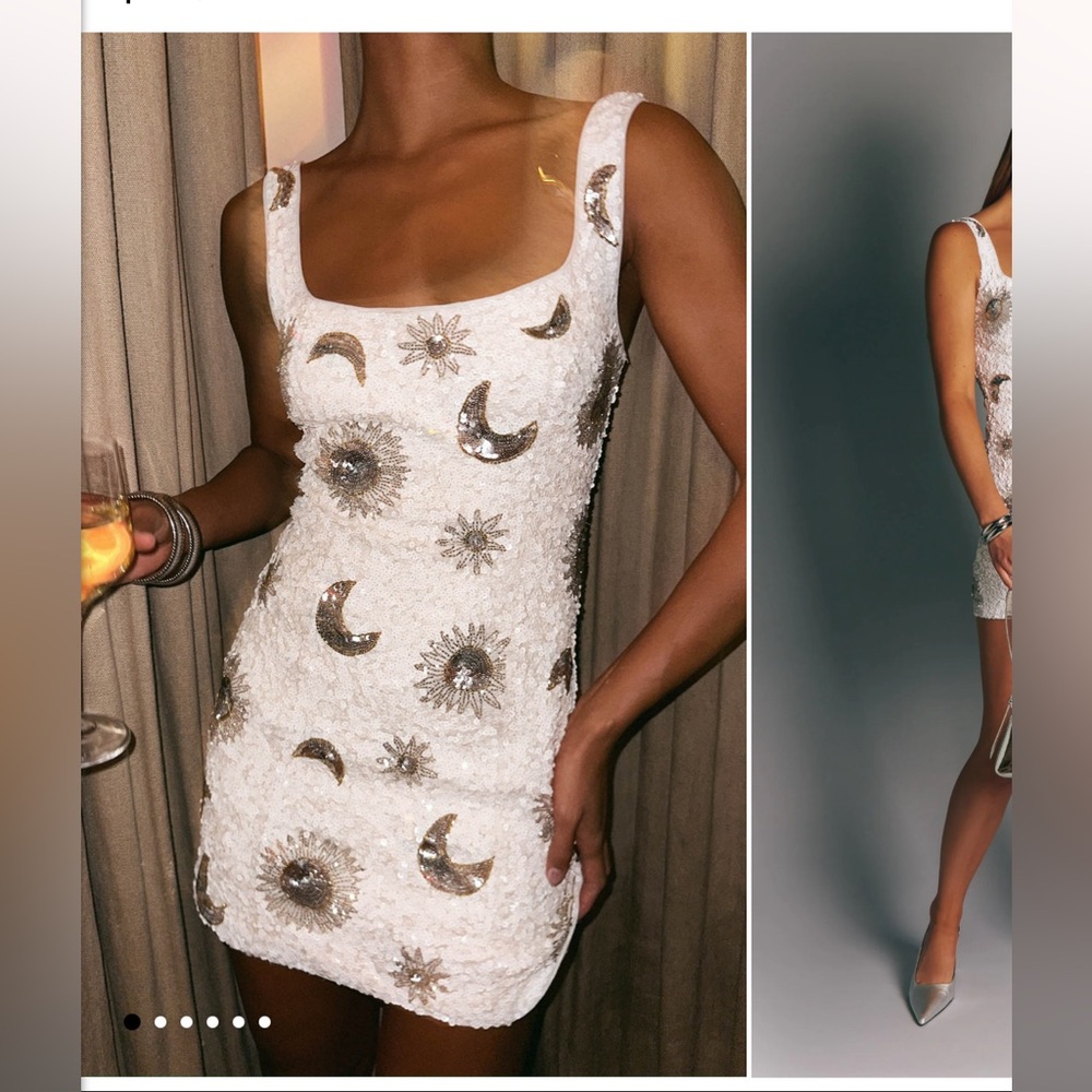 Show Me Your Mumu Sparkle Let’s Go Mini Dress